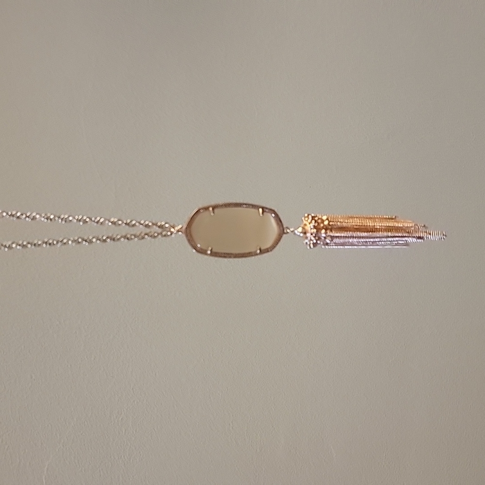 Kendra Scott Rayne Stone Tassel - Rose Gold